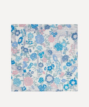 Liberty - Mary Medium Blue Cotton Handkerchief image number 0