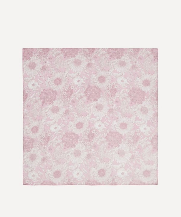 Liberty - Swim Dunclare Medium Pink Cotton Handkerchief image number null