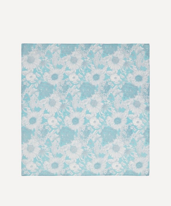 Liberty - Swim Dunclare Medium Blue Cotton Handkerchief image number null