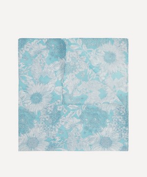 Liberty - Swim Dunclare Medium Blue Cotton Handkerchief image number 1