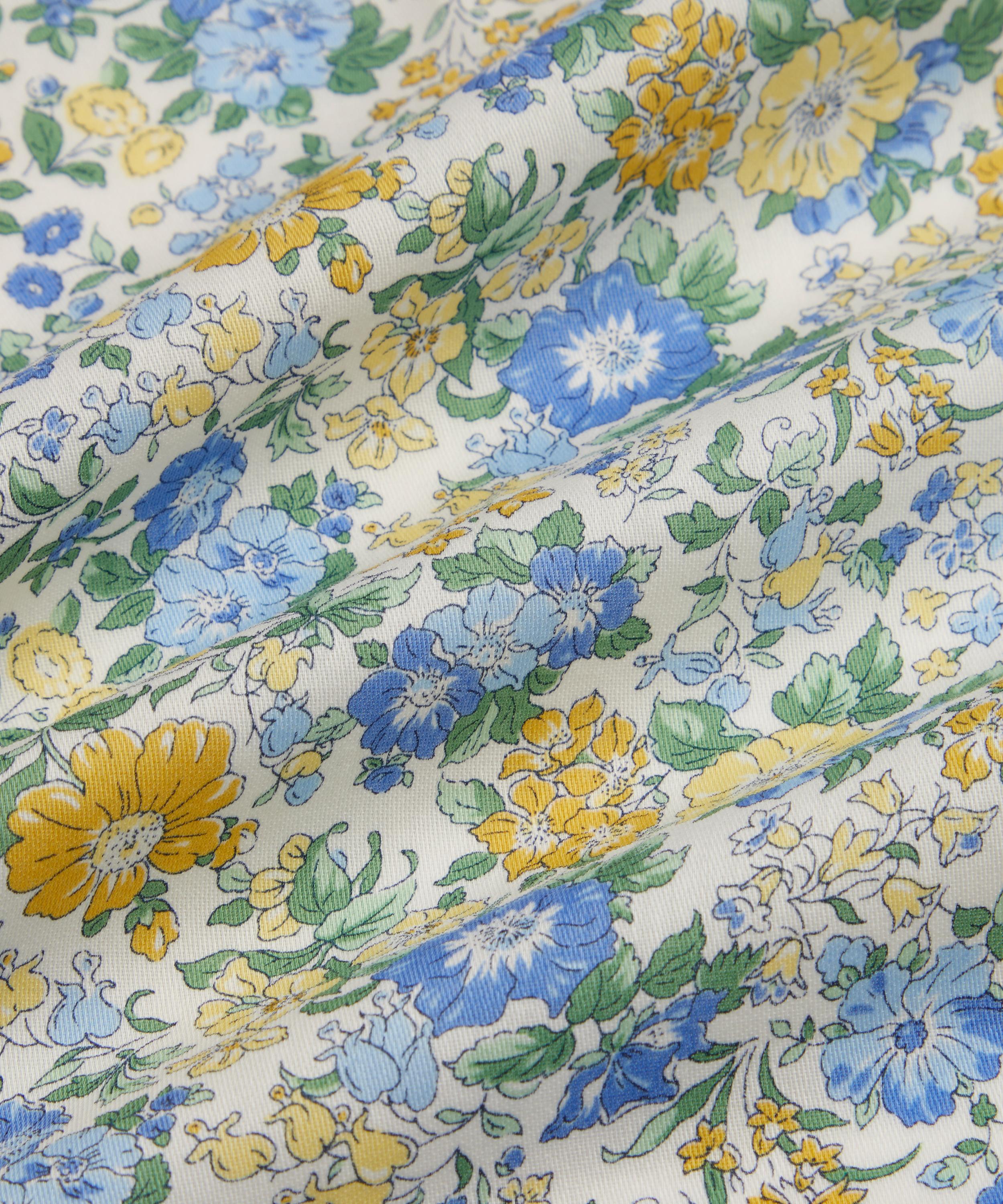 Liberty - Clare Rich Medium Blue Cotton Handkerchief image number 2