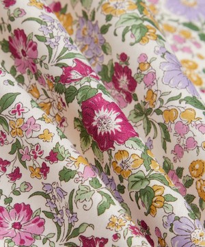 Liberty - Clare Rich Medium Pink Cotton Handkerchief image number 2
