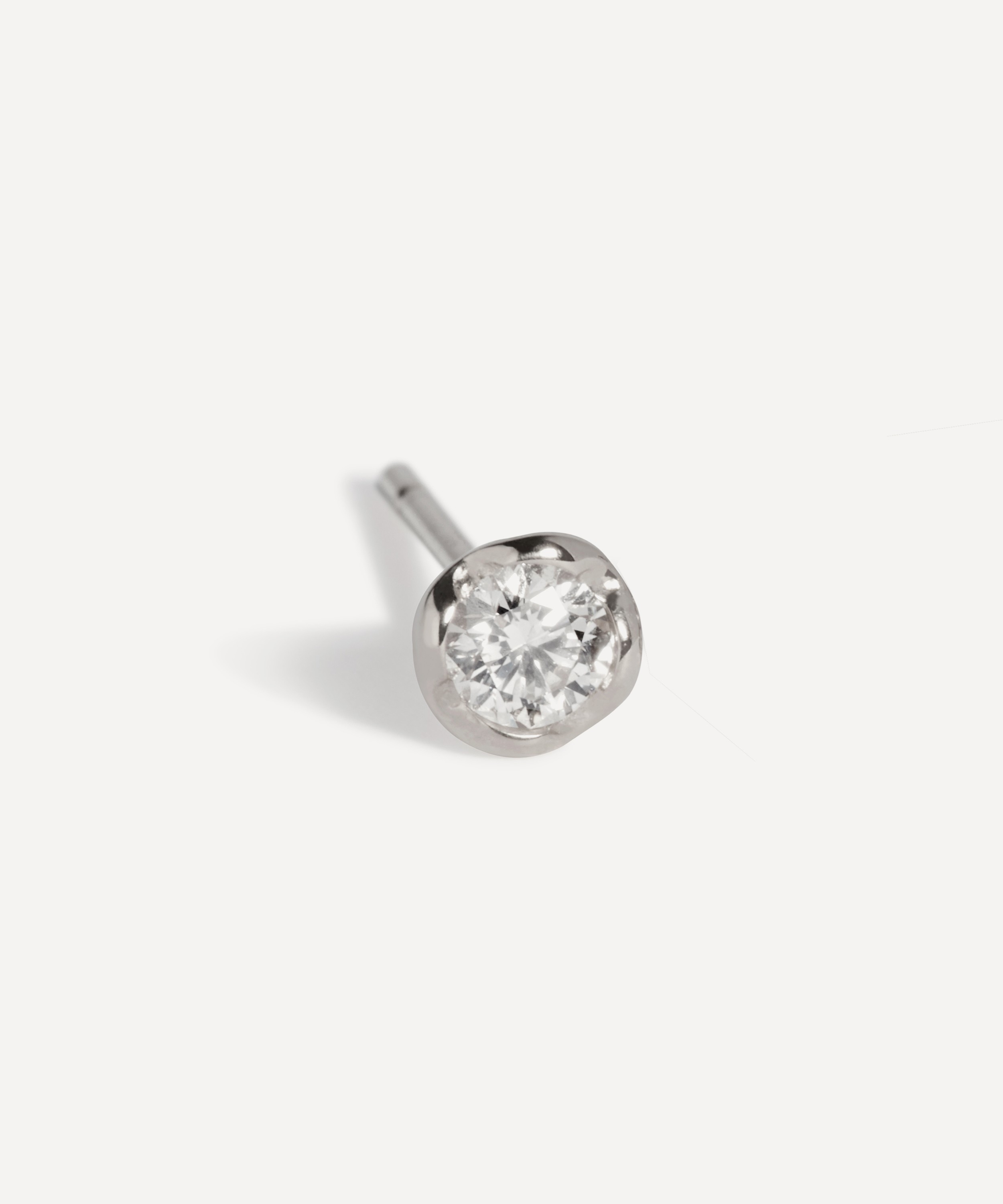 Annoushka - 14ct White Gold Diamond Stud Earring image number 0