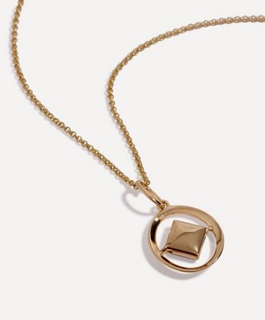 Annoushka - 14ct Gold Emerald Birthstone Pendant Necklace image number 1