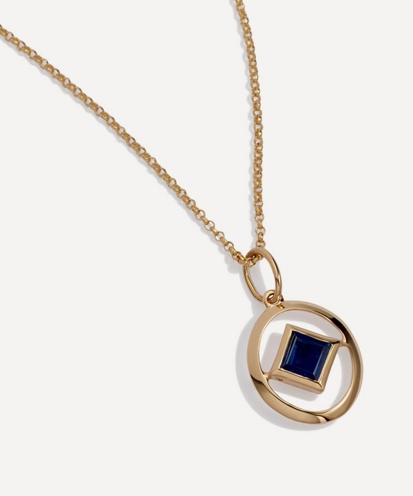 Annoushka - 14ct Gold Sapphire Birthstone Pendant Necklace image number null