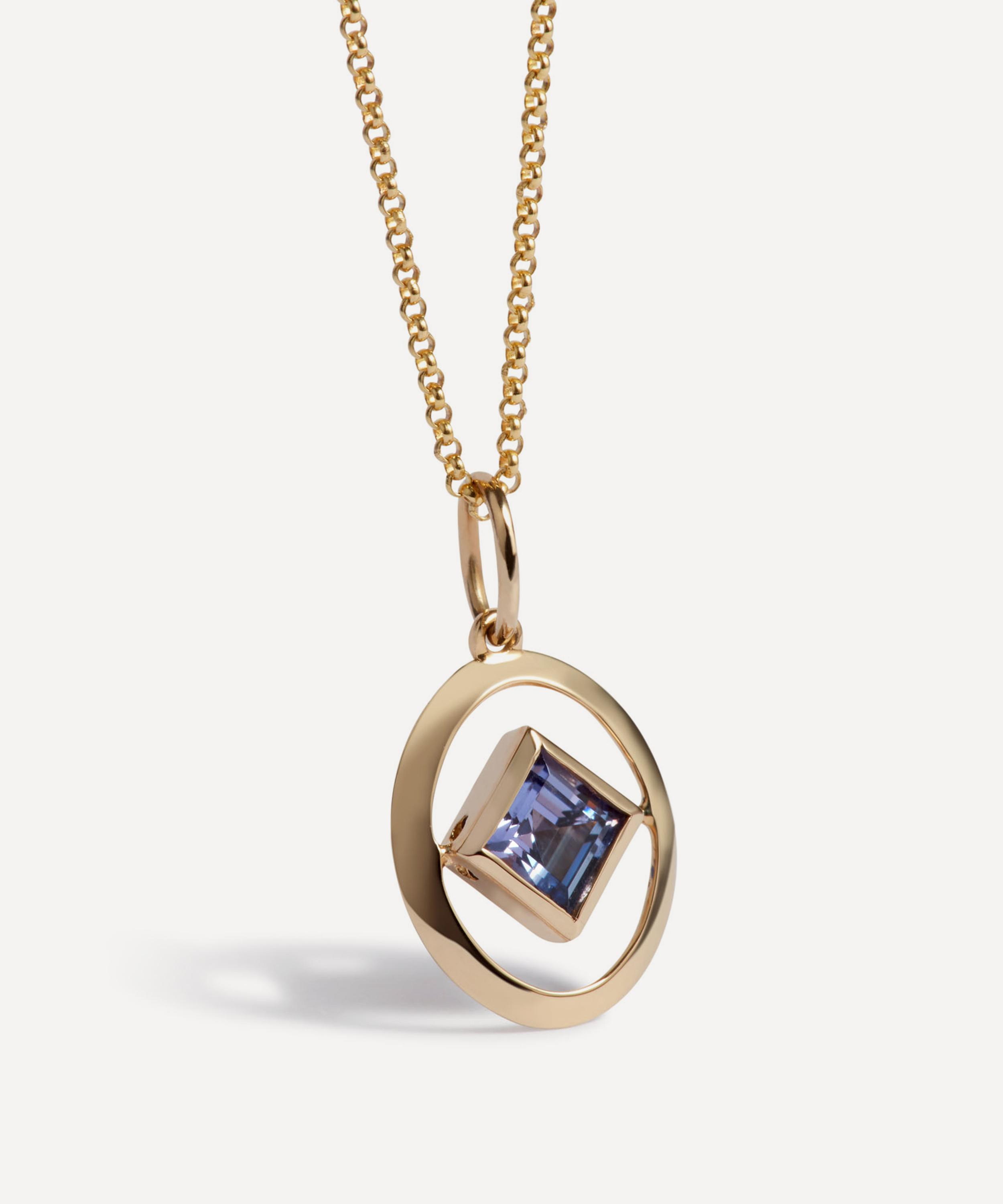 Annoushka - 14ct Gold Tanzanite Birthstone Pendant Necklace image number 0