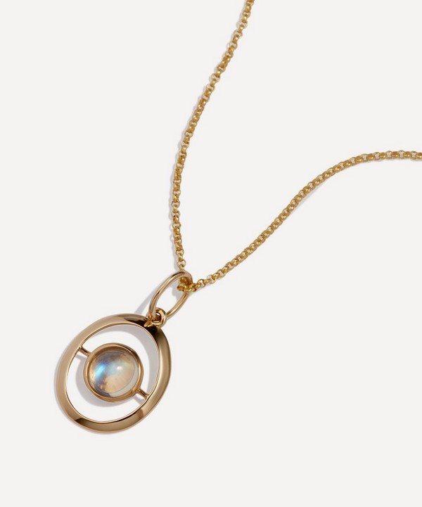 Annoushka - 14ct Gold Moonstone Birthstone Pendant Necklace image number null