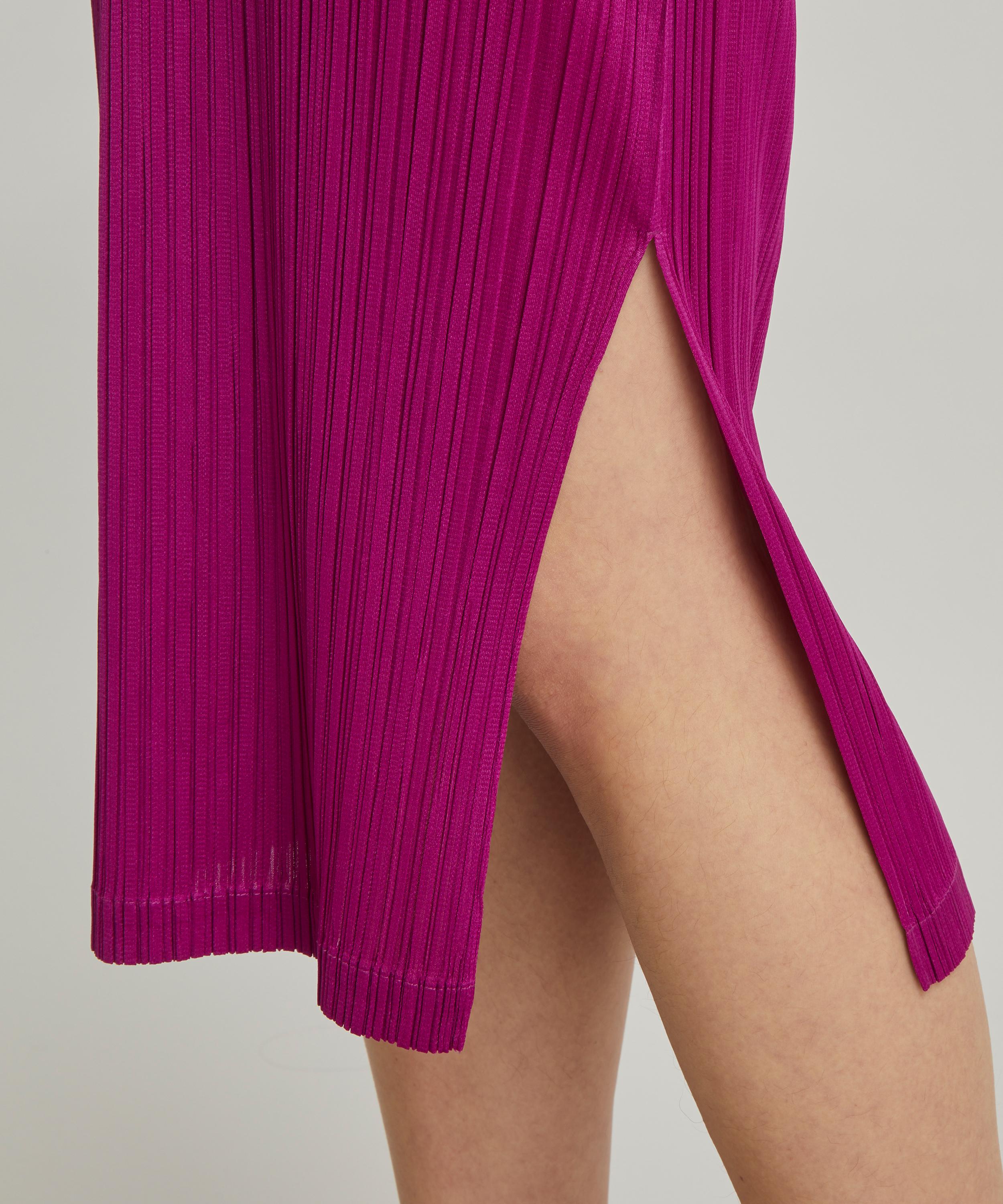Pleats Please Issey Miyake - Forward Two Pleated Long-Sleeve Dress image number 4