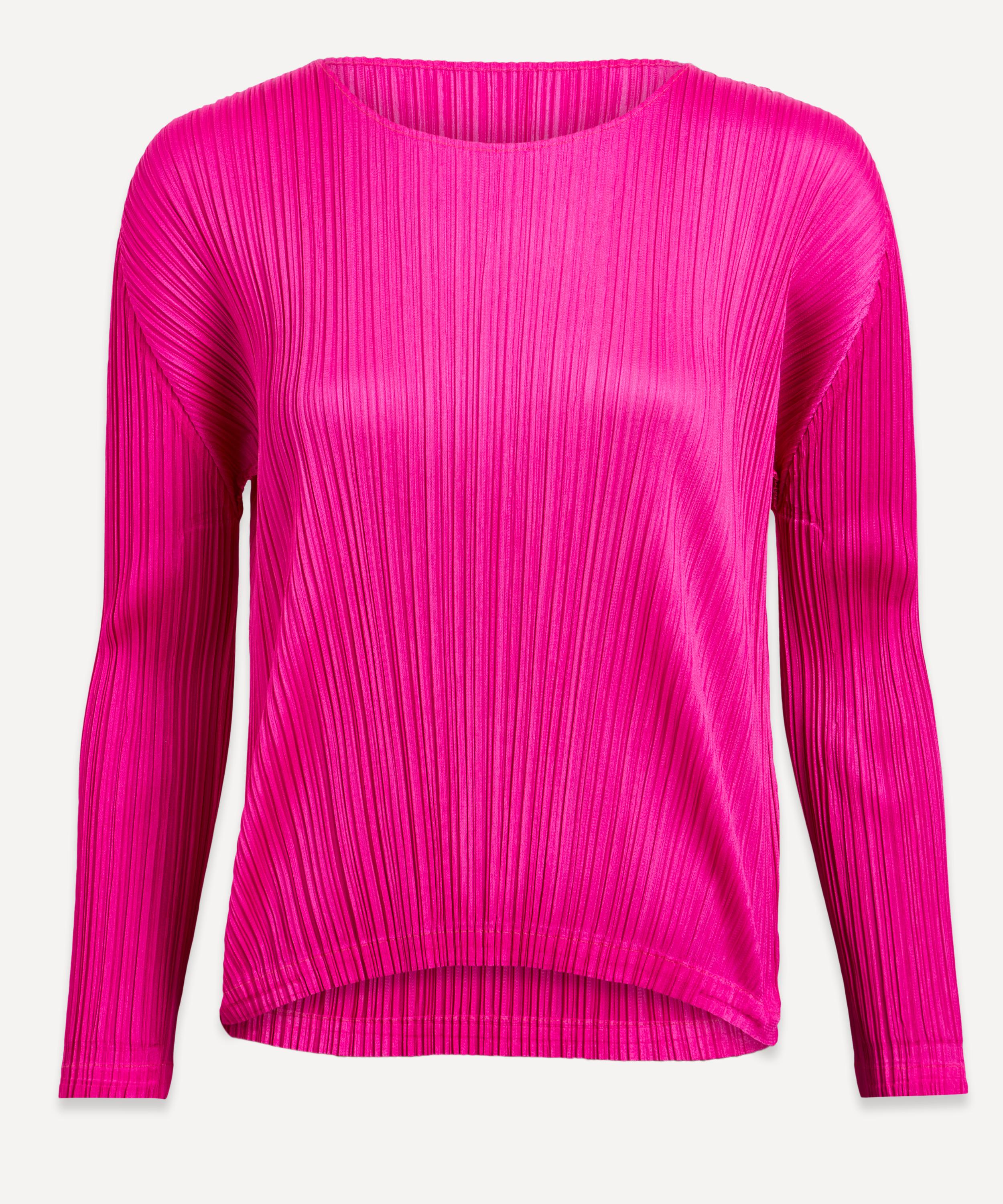 Pleats Please Issey Miyake - MC December Pleated Round-Neck Top image number 0