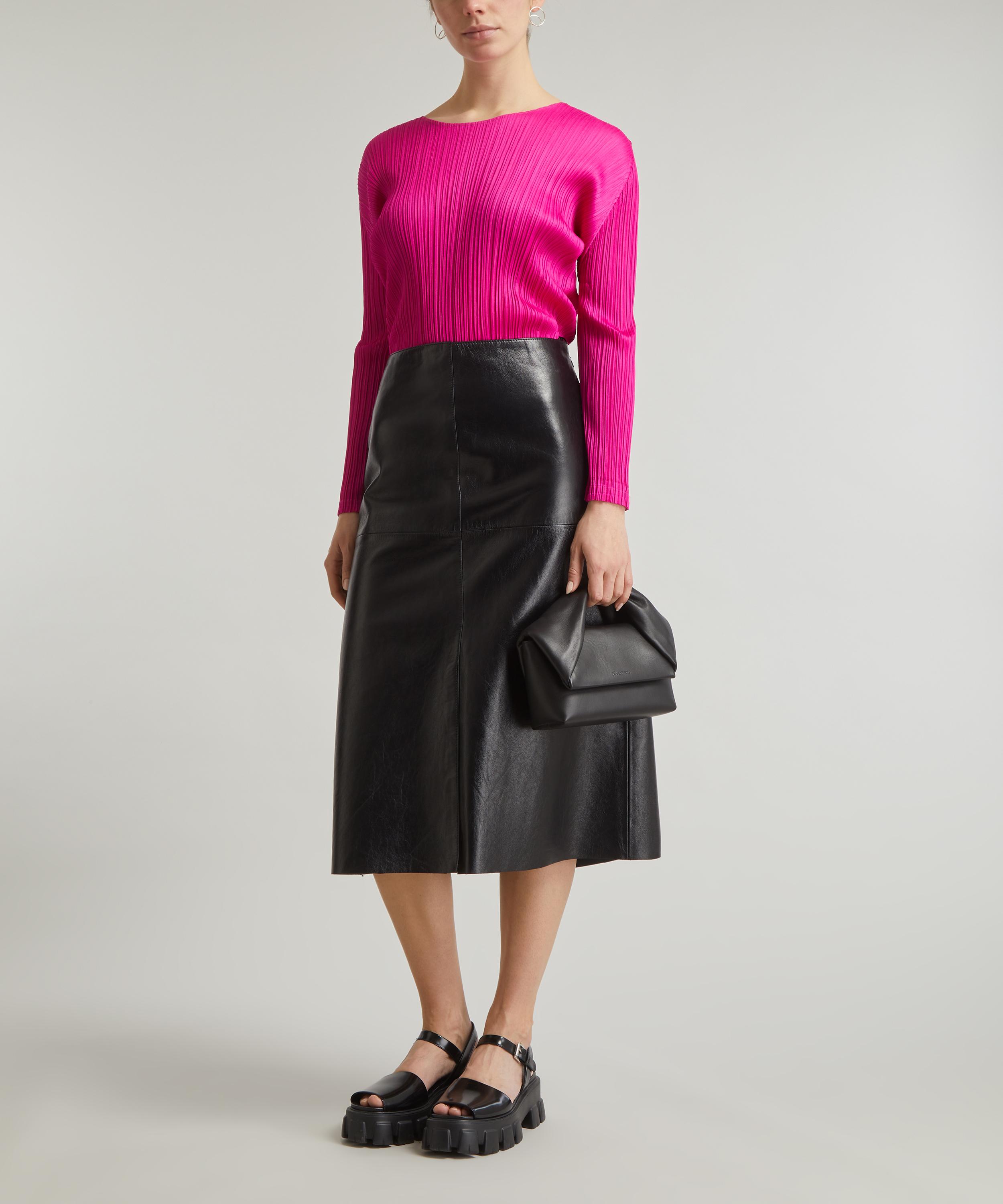 Pleats Please Issey Miyake - MC December Pleated Round-Neck Top image number 1