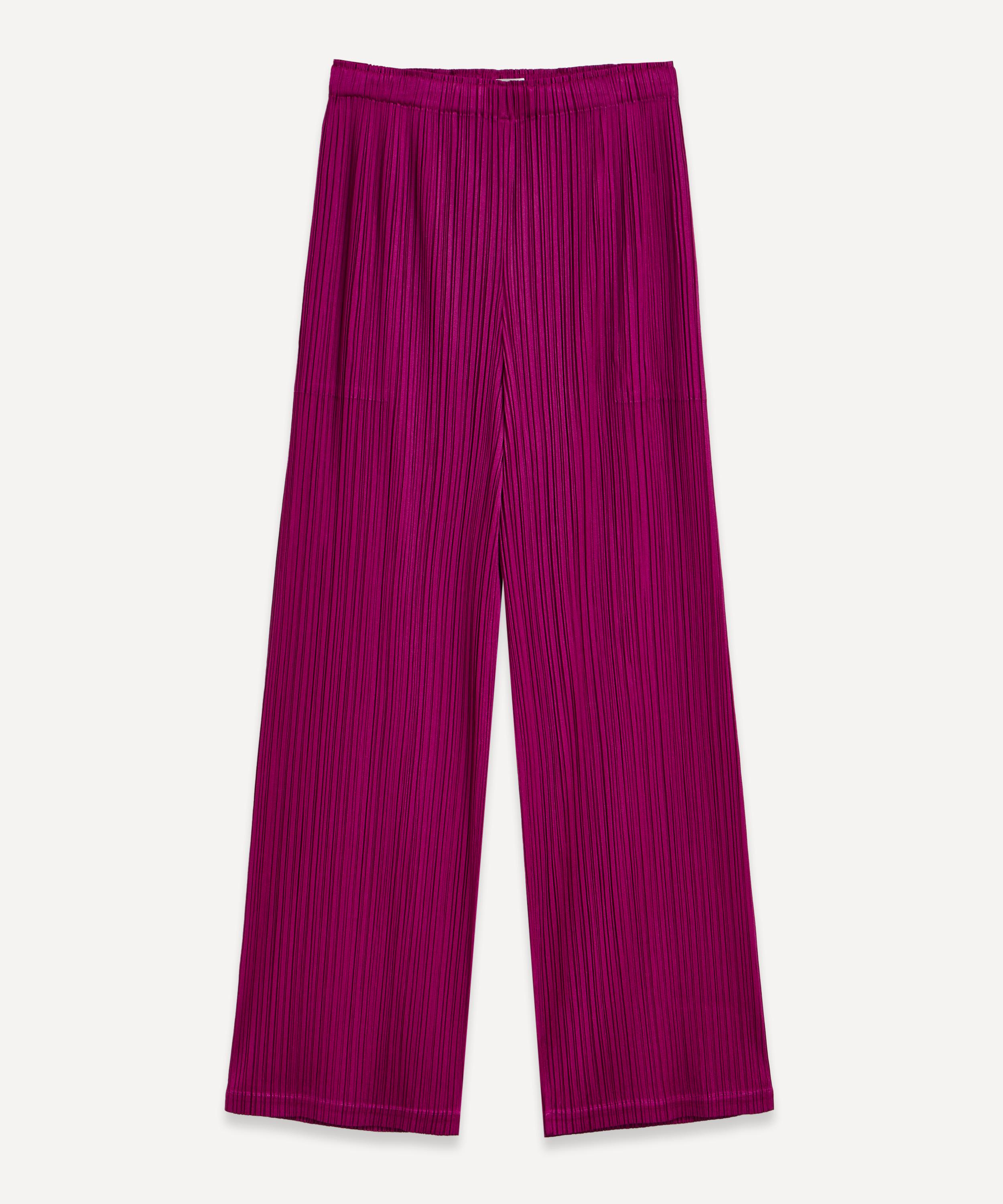 Pleats Please Issey Miyake FORWARD 2 Straight-Leg Trousers