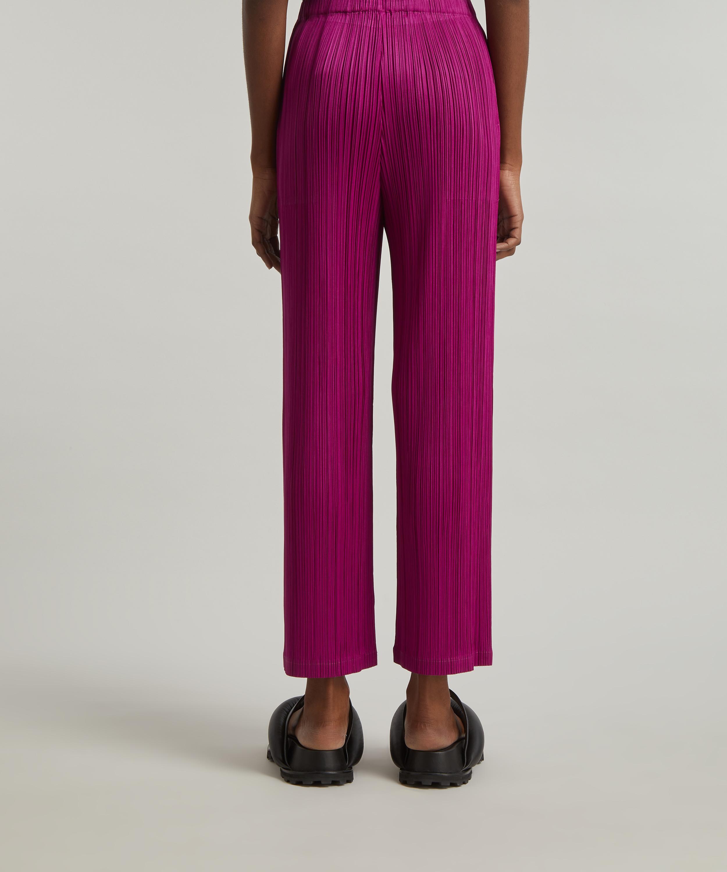 Pleats Please Issey Miyake Tapered-leg Trousers Review