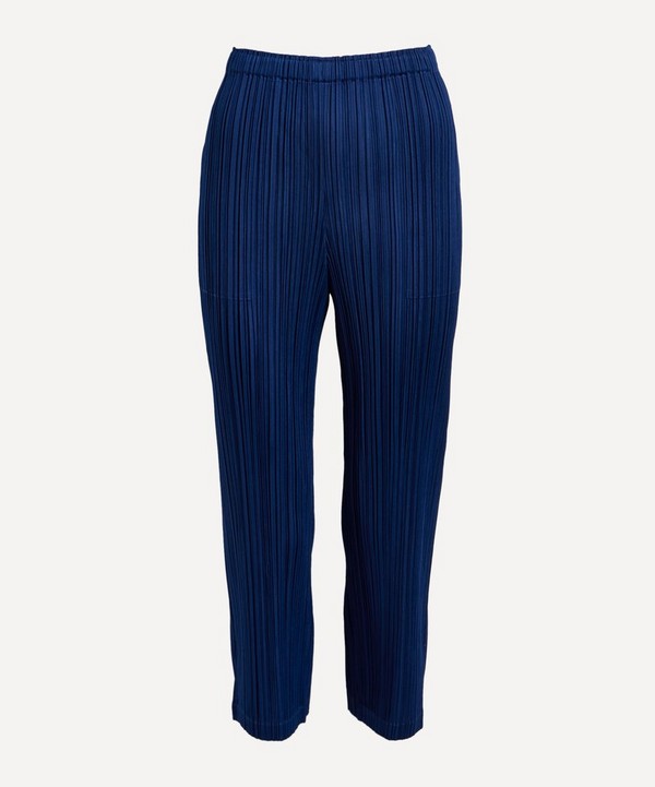 Pleats Please Issey Miyake - Monthly Colours September Pleated Straight Trousers image number null