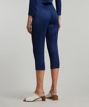 Pleats Please Issey Miyake - Monthly Colours September Pleated Straight Trousers image number 3