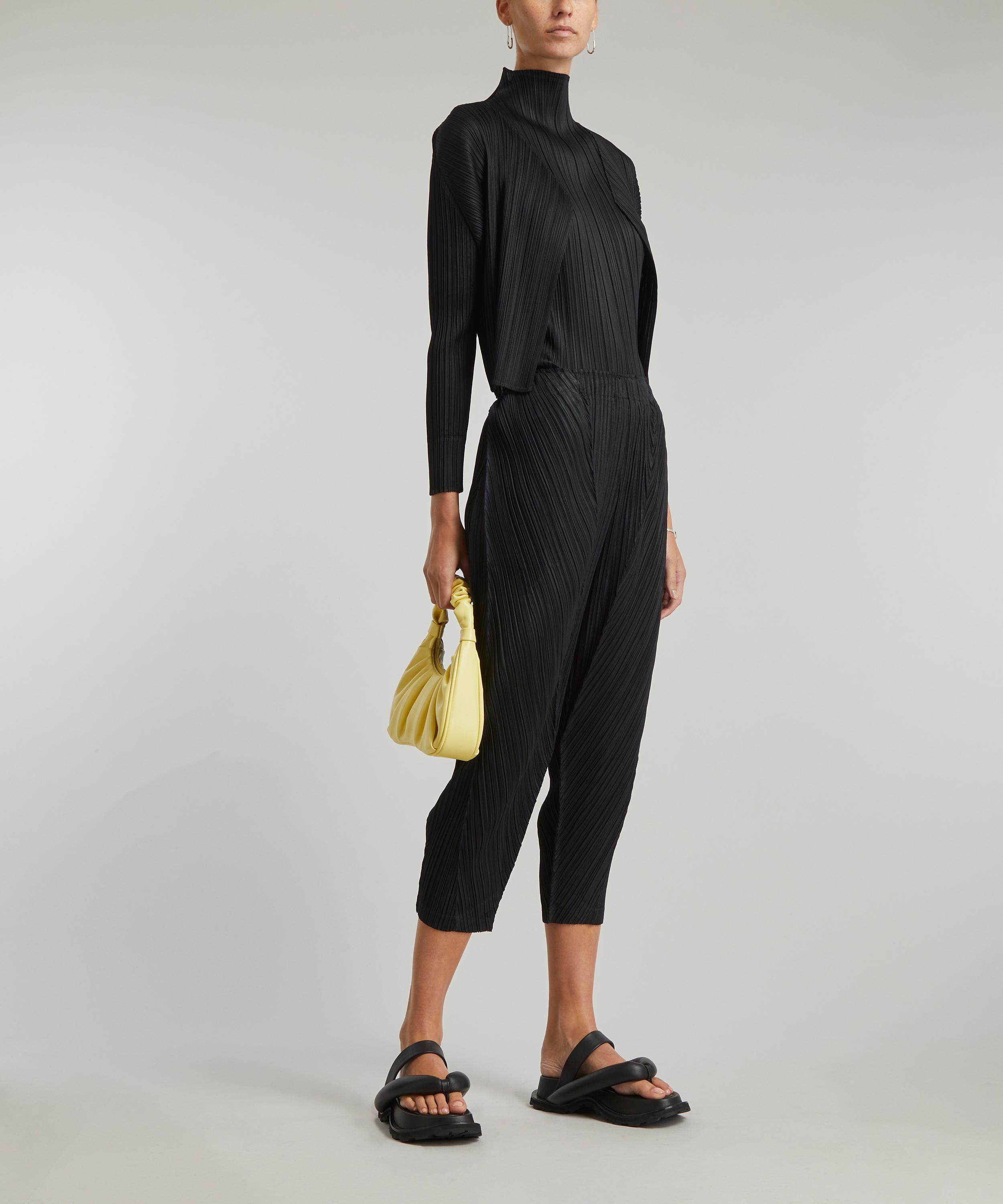 Pleats Please Issey Miyake - Basics Short Pleated Cardigan image number 1