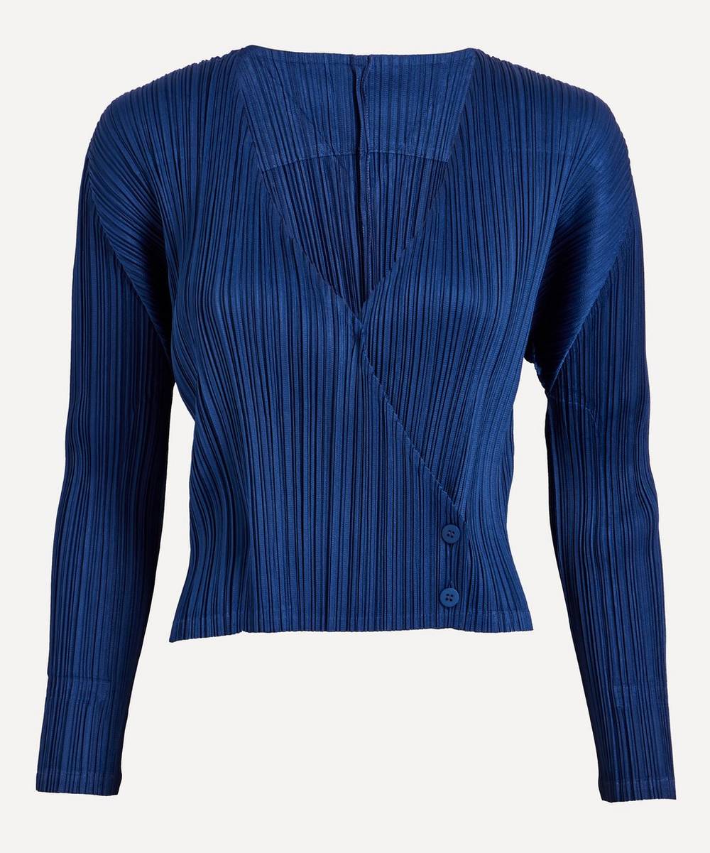 Pleats Please Issey Miyake - Monthly Colours September Pleated Cardigan
