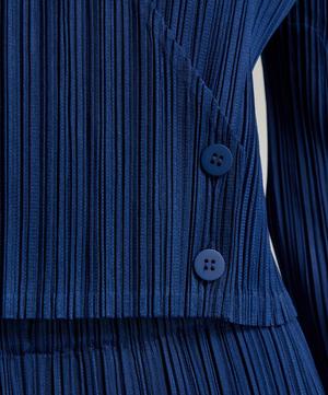 Pleats Please Issey Miyake - Monthly Colours September Pleated Cardigan image number 4