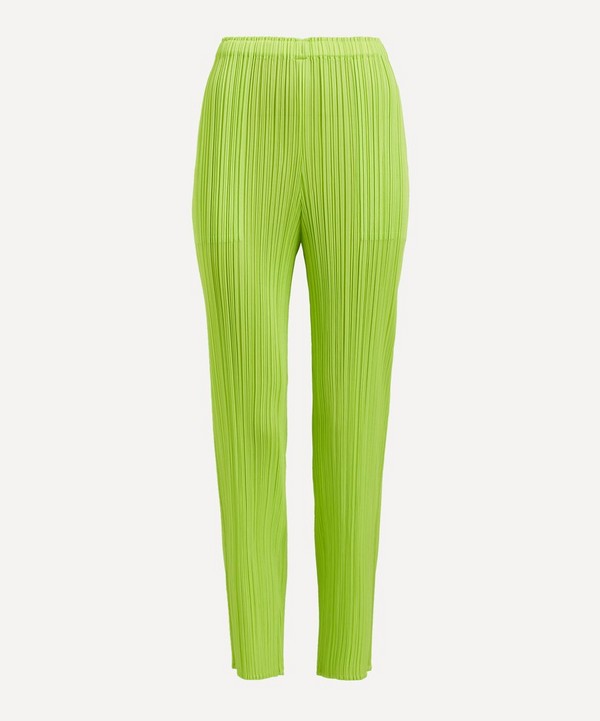 Pleats Please Issey Miyake New Colourful Basics Pleated Trousers