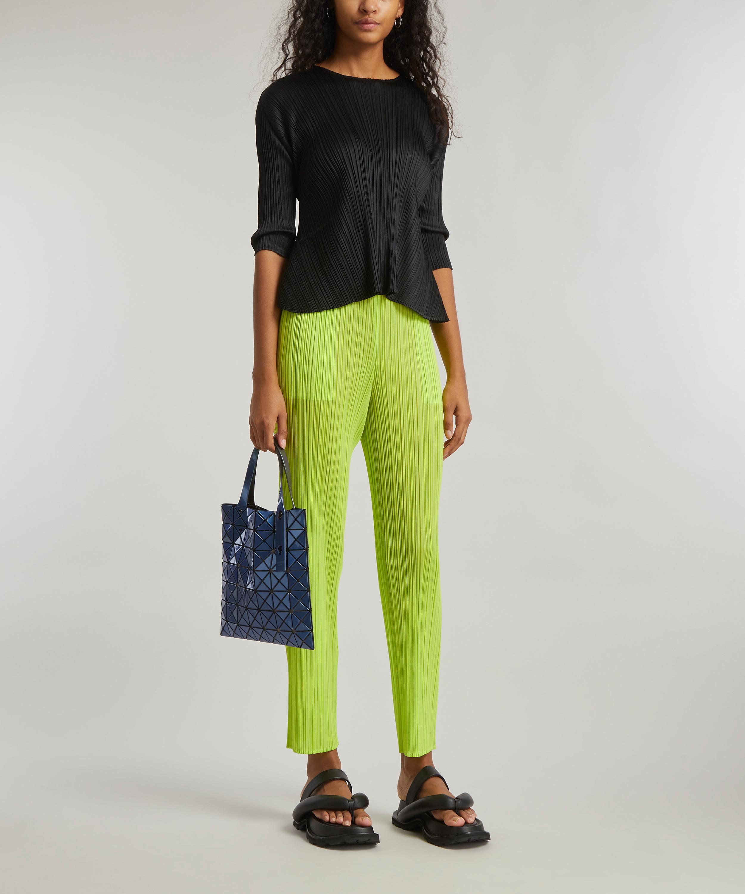 Pleats Please Issey Miyake New Colourful Basics Pleated Trousers 