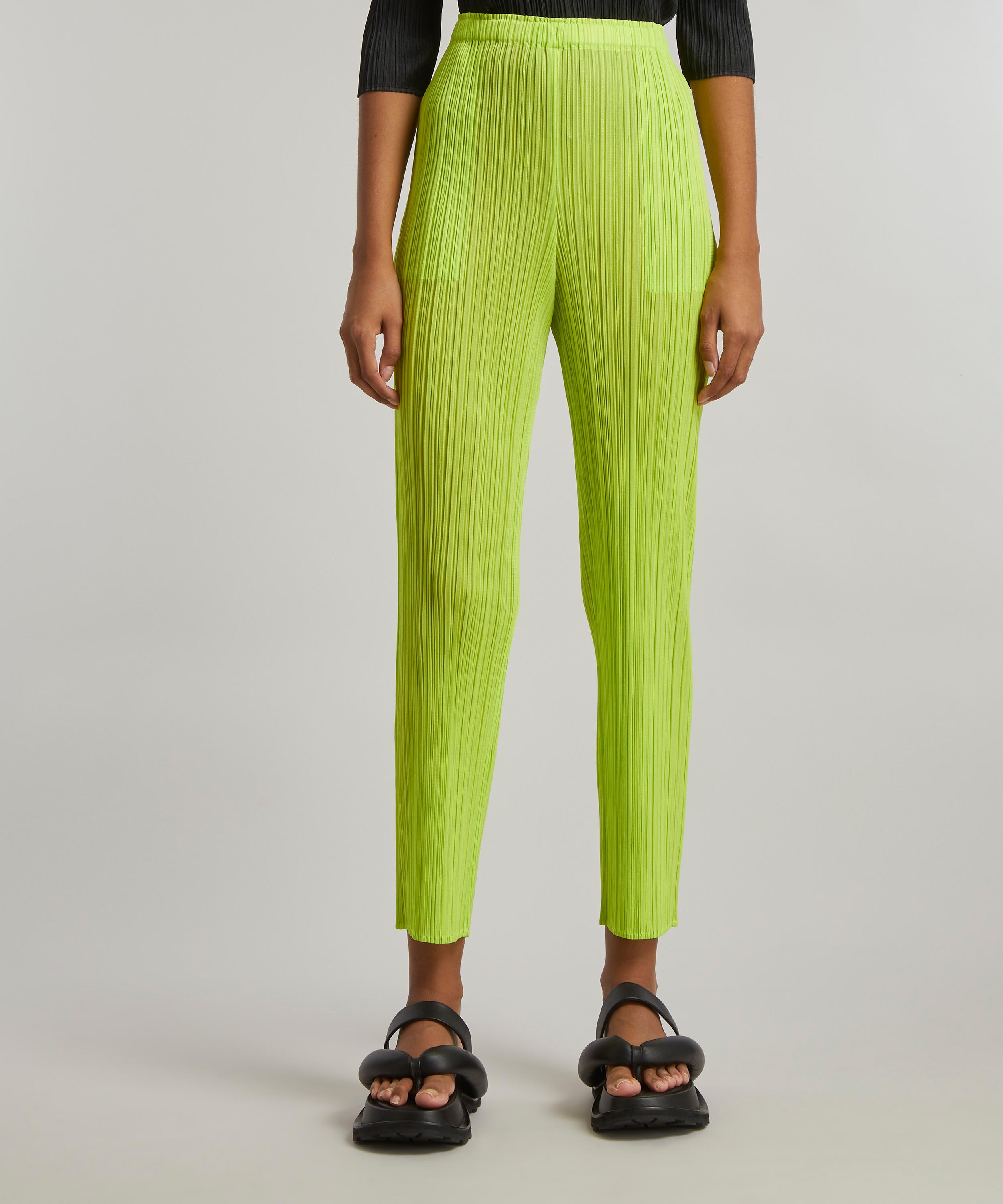 Pleats Please Issey Miyake New Colourful Basics Pleated Trousers