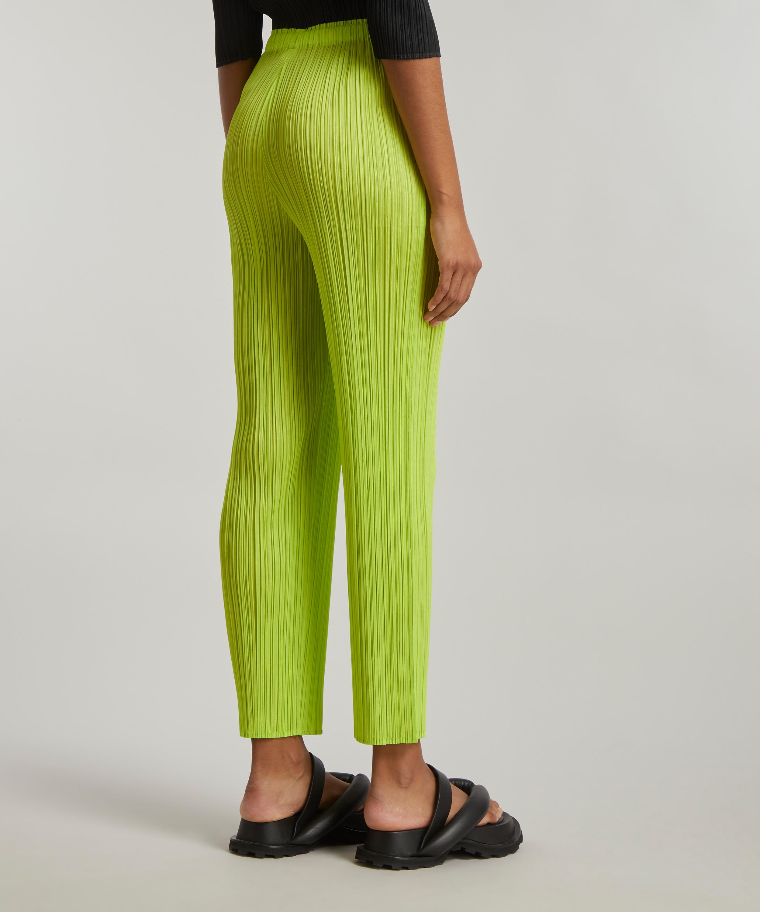 Pleats Please Issey Miyake New Colourful Basics Pleated Trousers