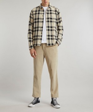 YMC - Curtis Crinkle Check Shirt image number 1