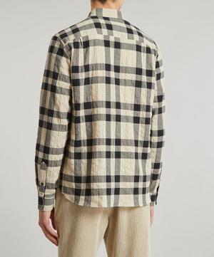 YMC - Curtis Crinkle Check Shirt image number 3