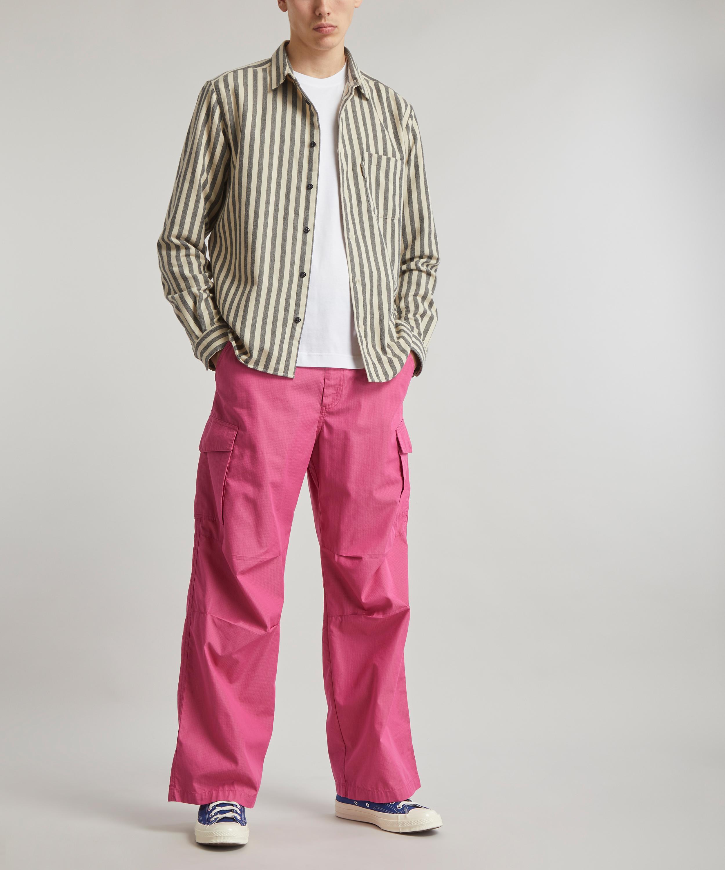 YMC - Curtis Flannel Stripe Shirt image number 1