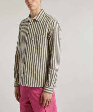 YMC - Curtis Flannel Stripe Shirt image number 2