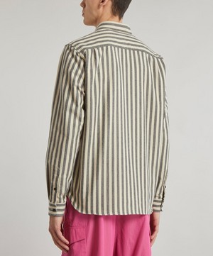 YMC - Curtis Flannel Stripe Shirt image number 3