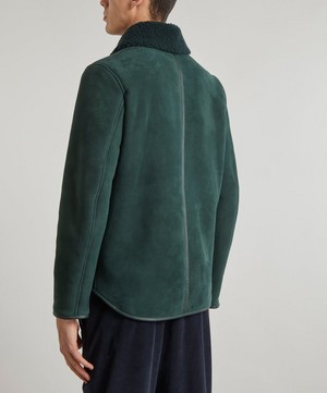 YMC - Brainticket Shearling and Suede MK2 Jacket image number 3