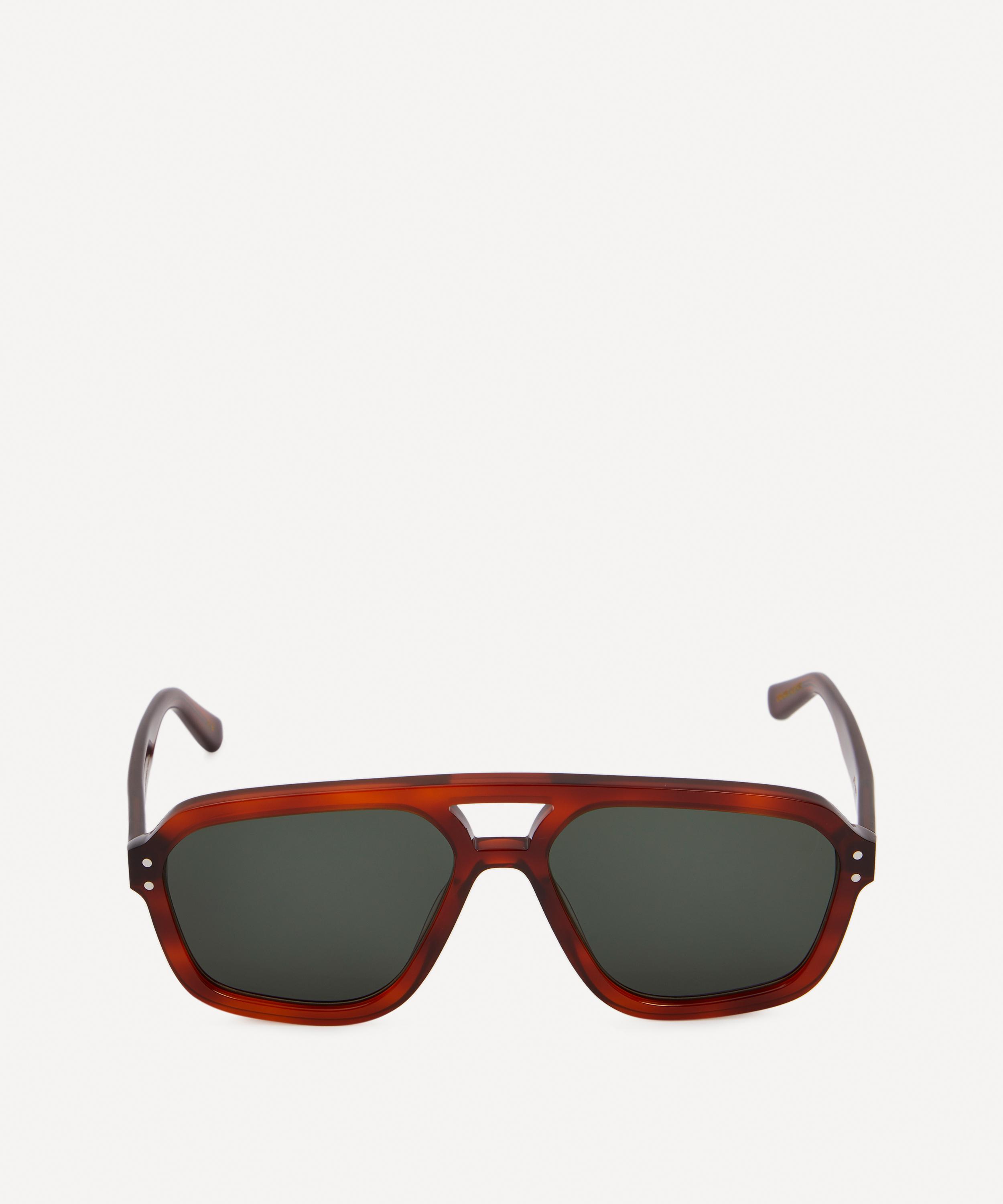 Monokel Eyewear - Jet Amber Acetate Sunglasses image number 0