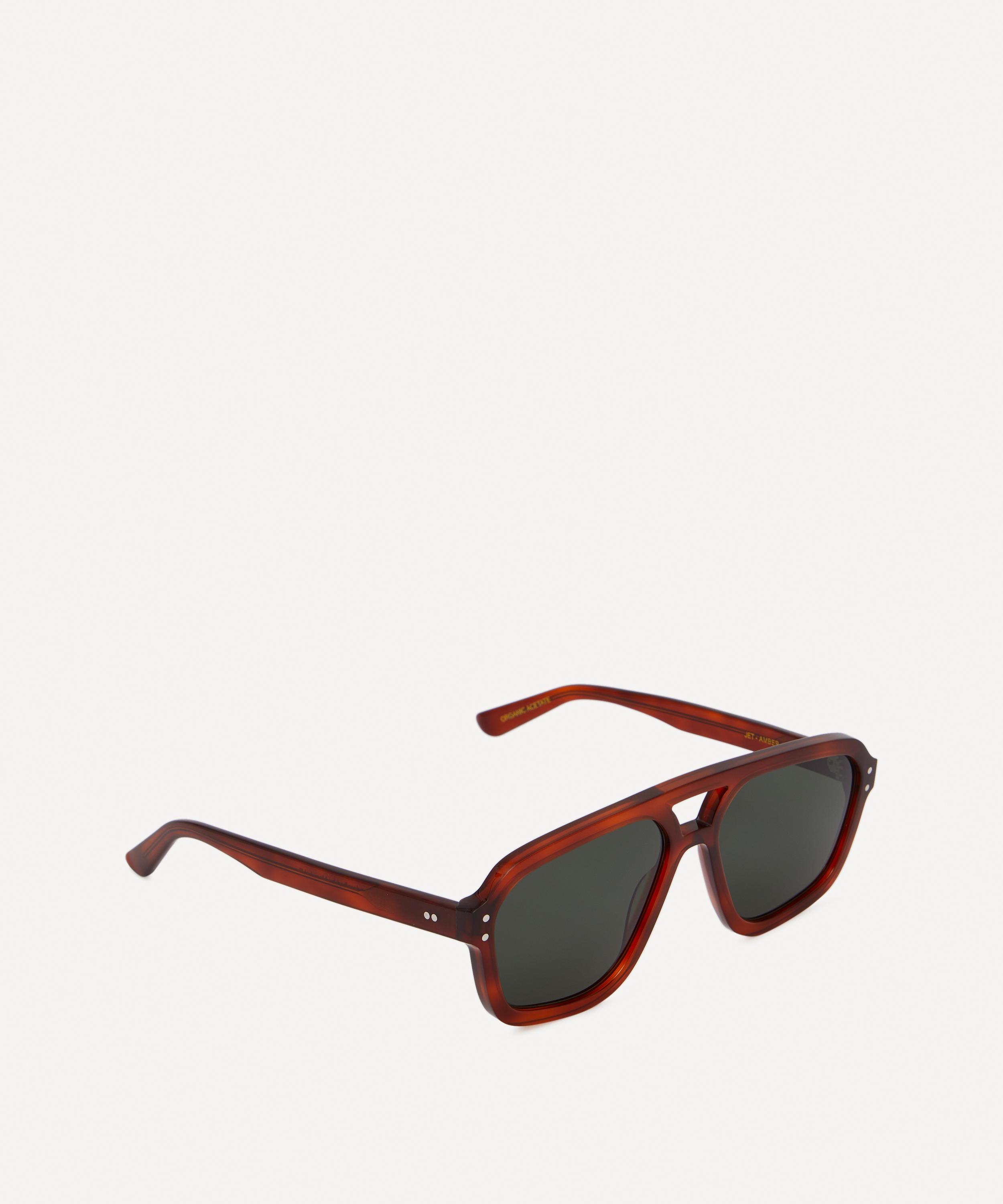 Monokel Eyewear - Jet Amber Acetate Sunglasses image number 1
