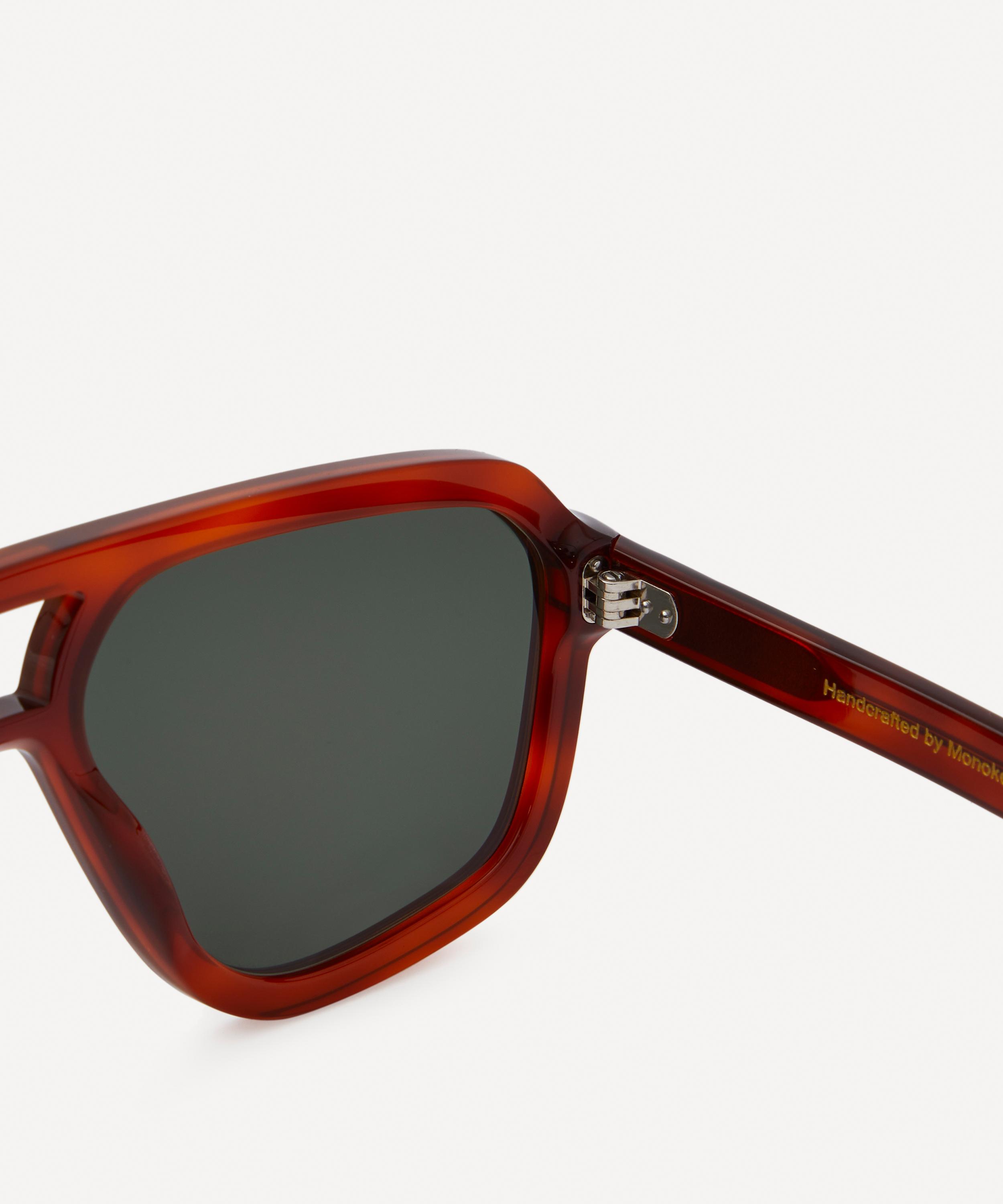 Monokel Eyewear - Jet Amber Acetate Sunglasses image number 2