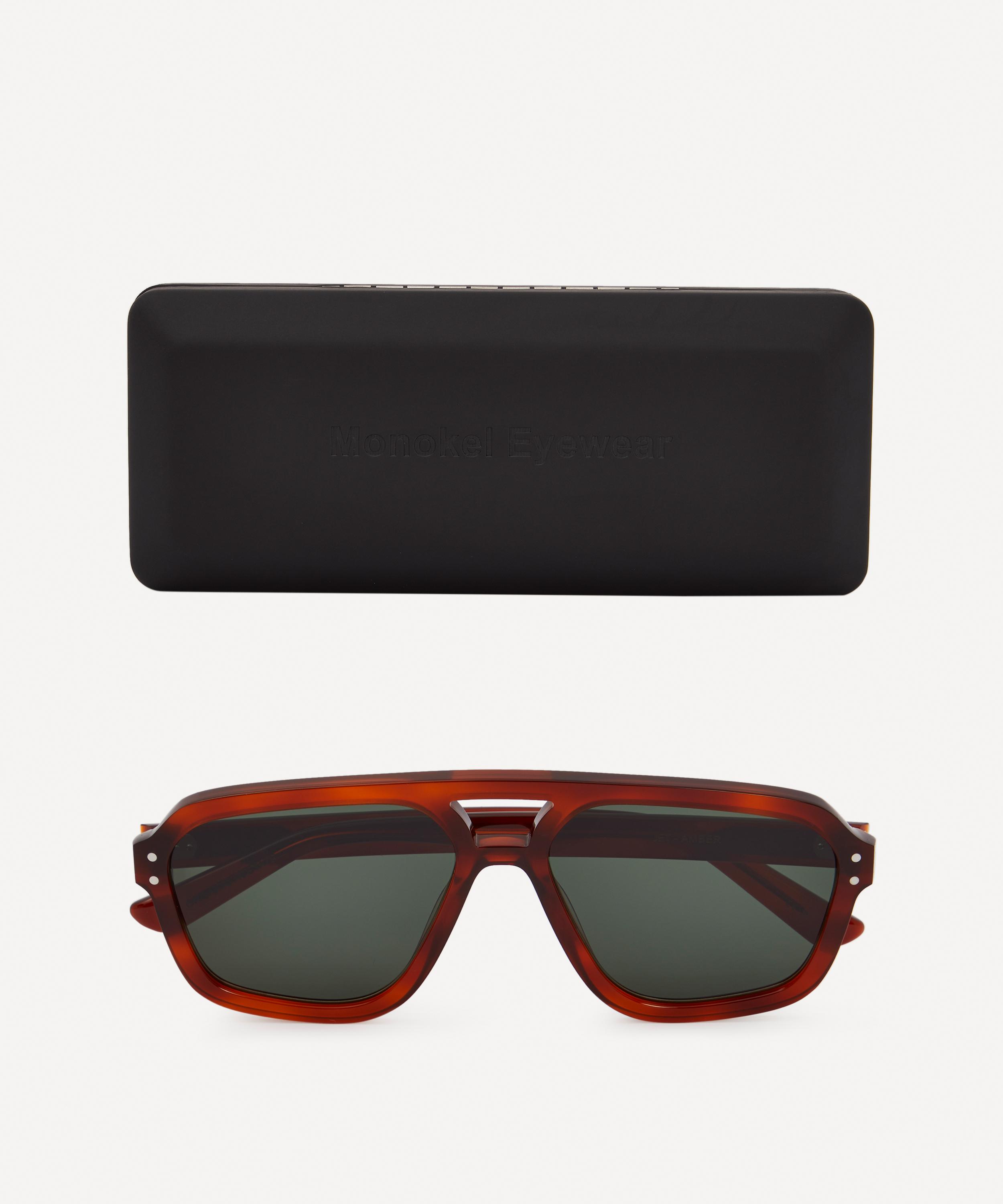 Monokel Eyewear - Jet Amber Acetate Sunglasses image number 3