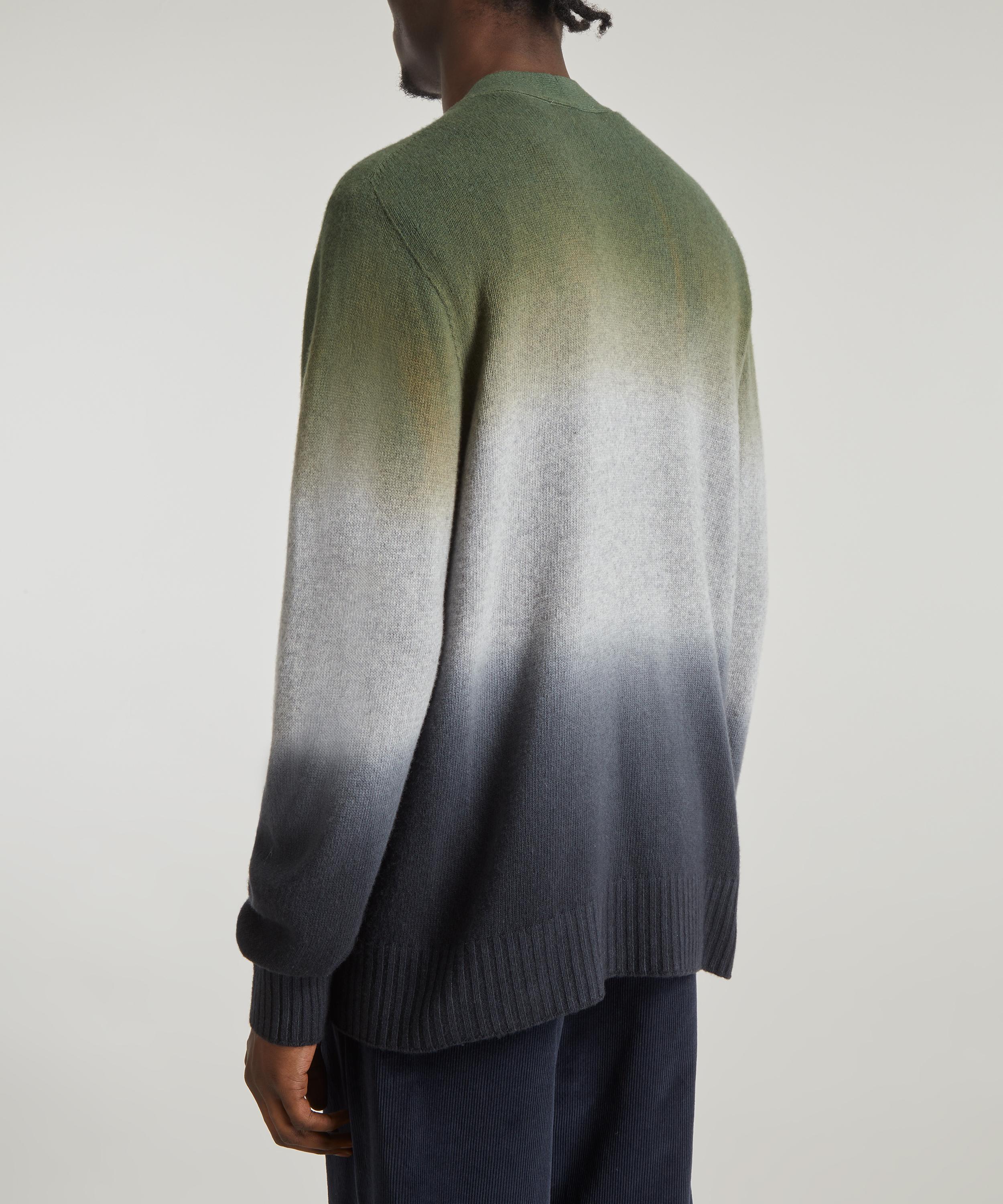 Officine Générale - Miles Wool and Cashmere Dip-Dyed Cardigan image number 3