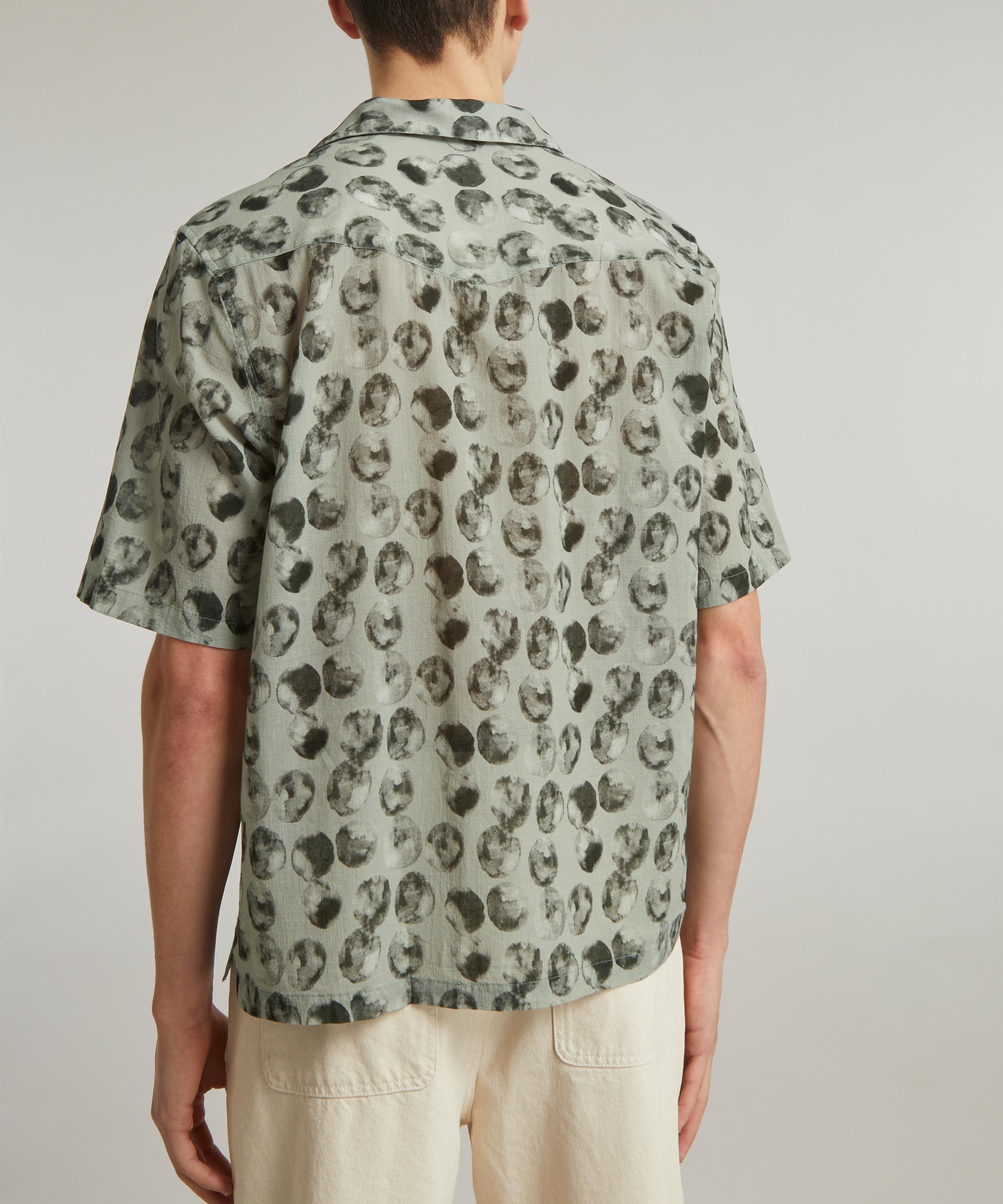 Officine Générale - Eren Bubble Print Camp Shirt image number 3