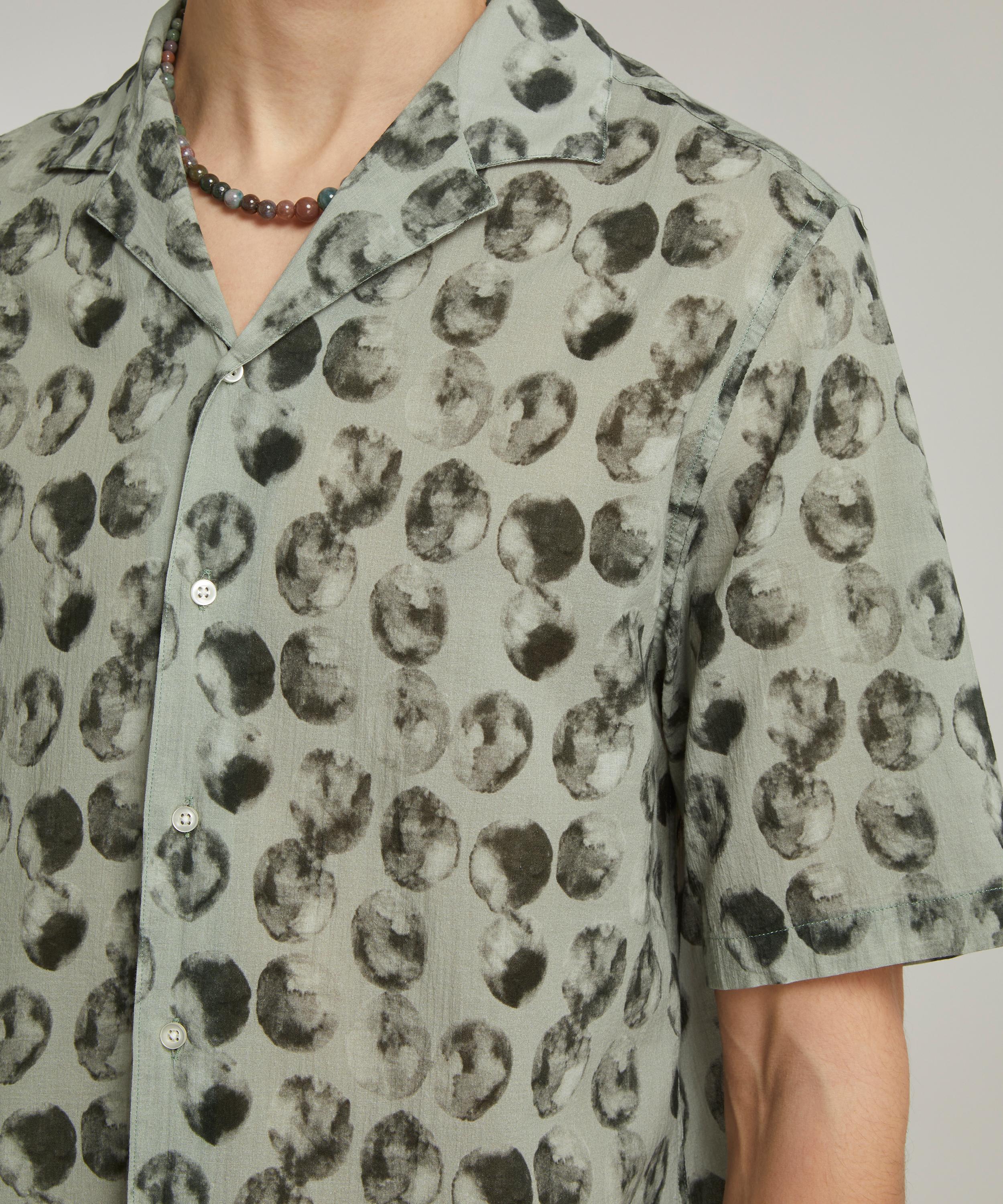 Officine Générale - Eren Bubble Print Camp Shirt image number 4