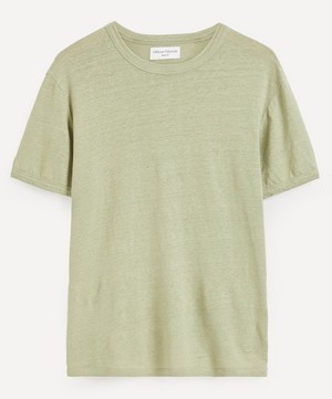 Officine Générale - Linen T-Shirt image number 0
