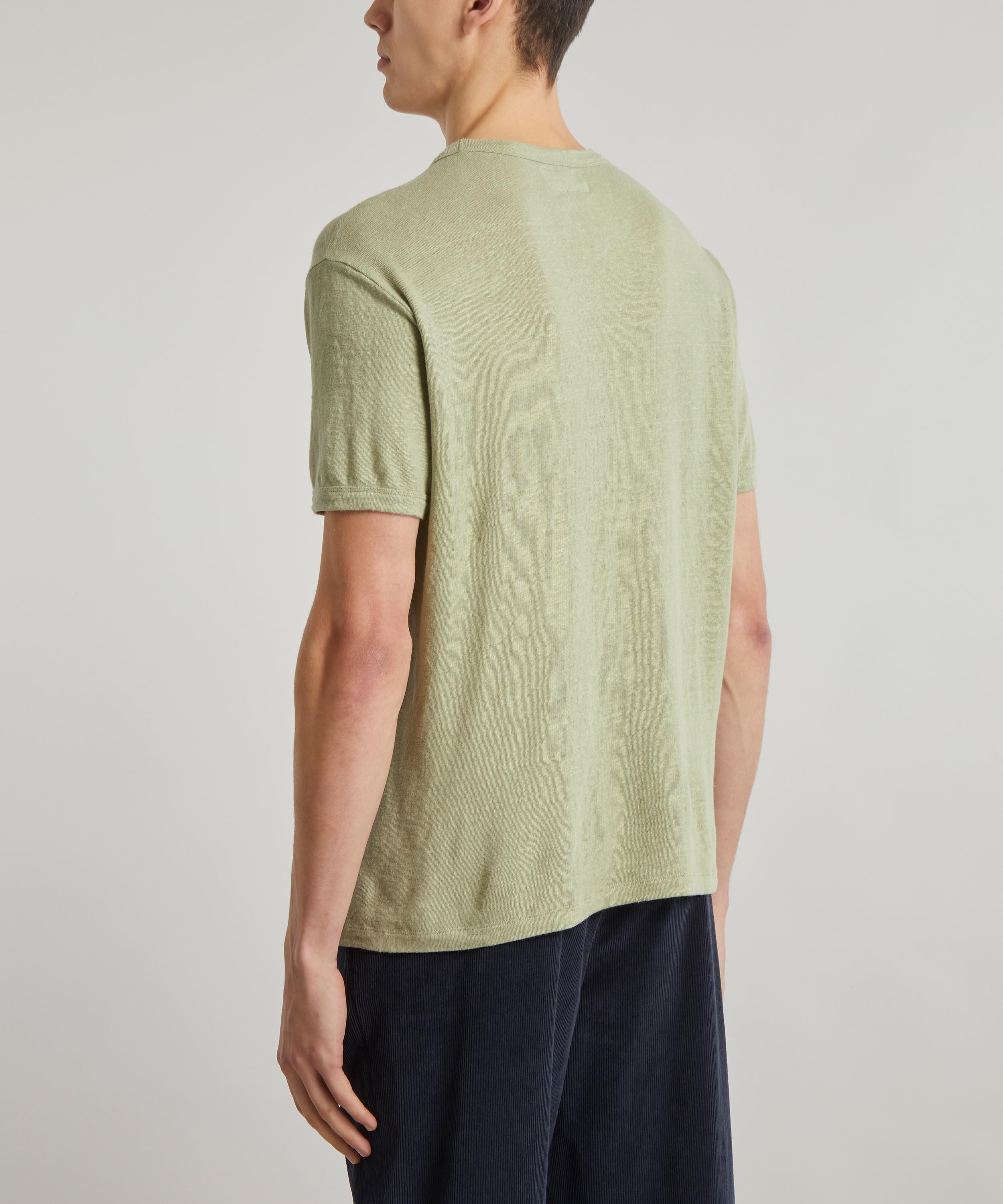 Officine Générale - Linen T-Shirt image number 3