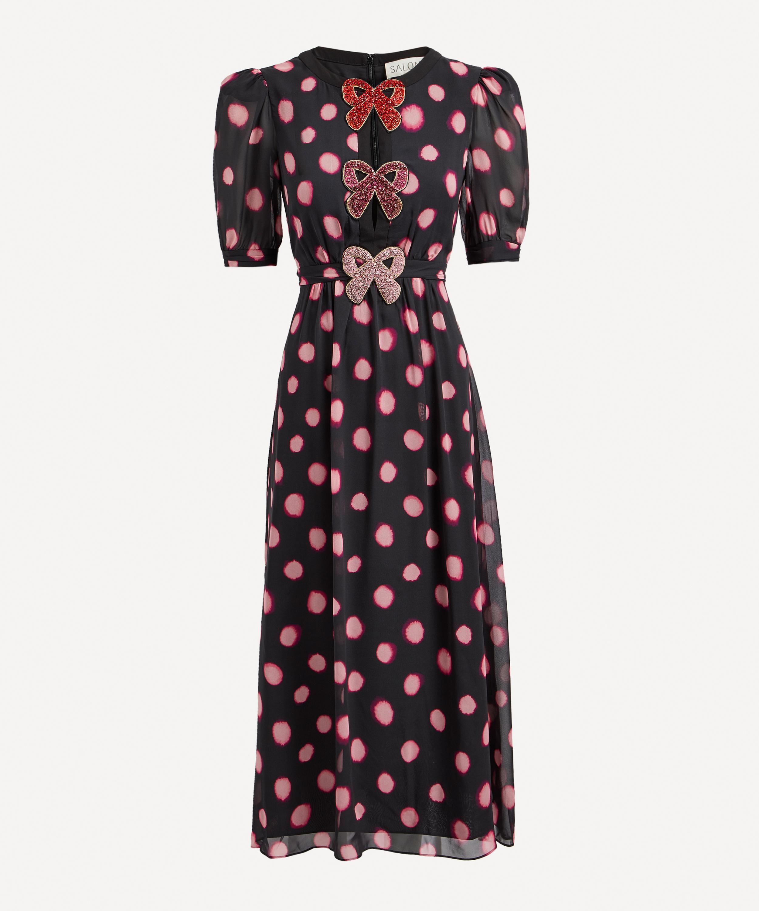 Blush polka best sale dot dress