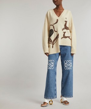 Loewe - Asymmetric Deer Sweater image number 1
