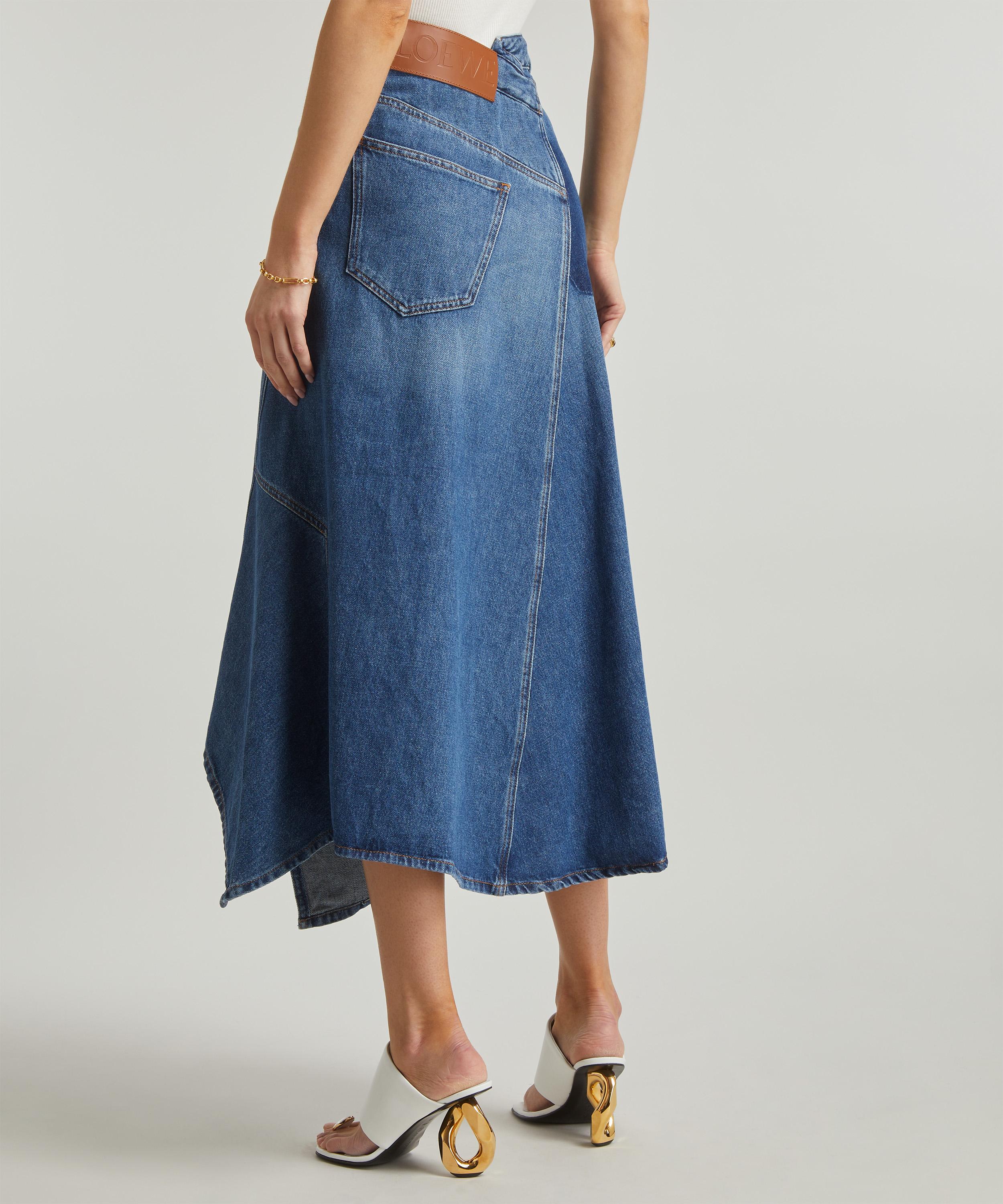 Loewe denim sale skirt