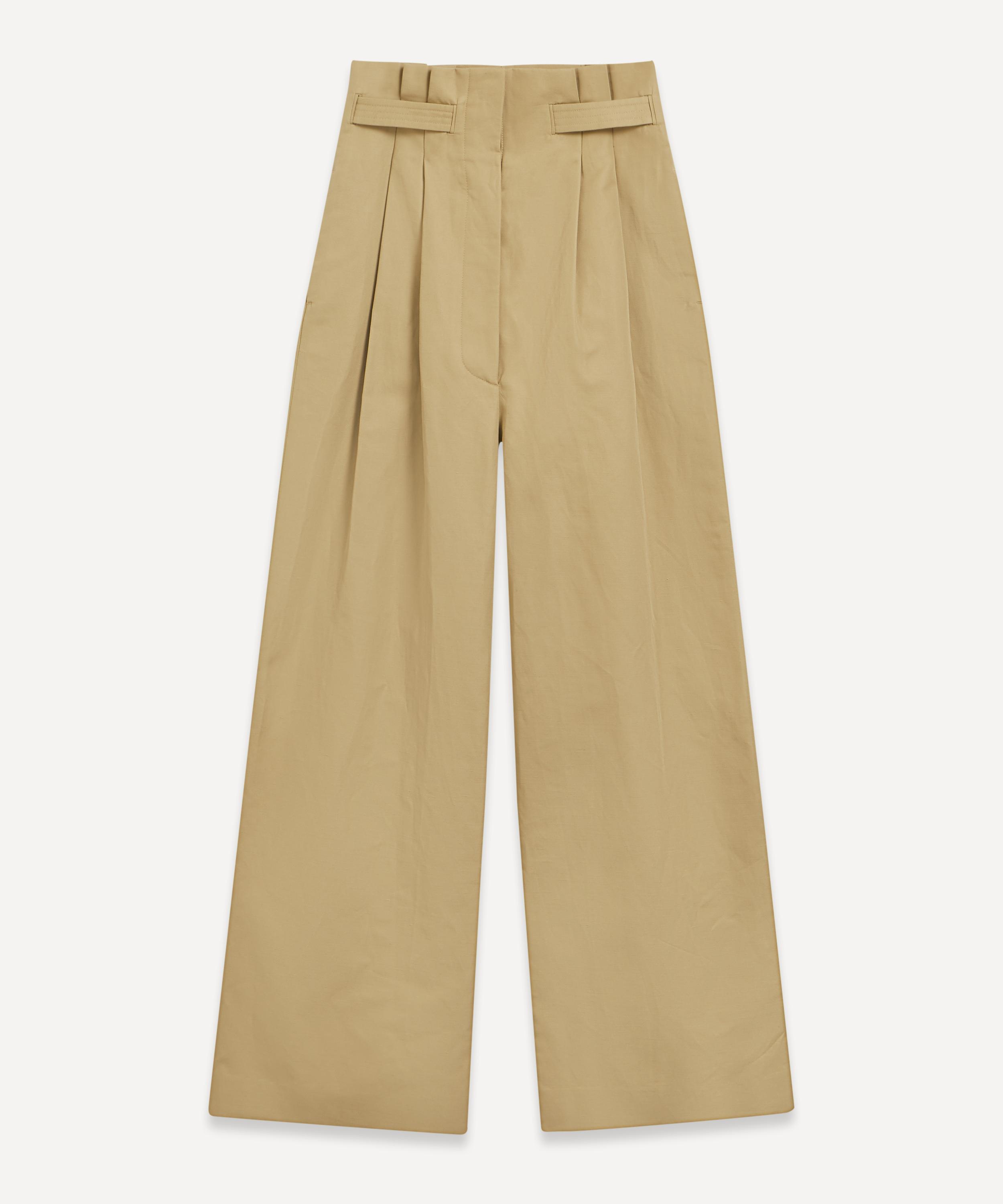 Loewe - High-Rise Pleated Trousers image number 0