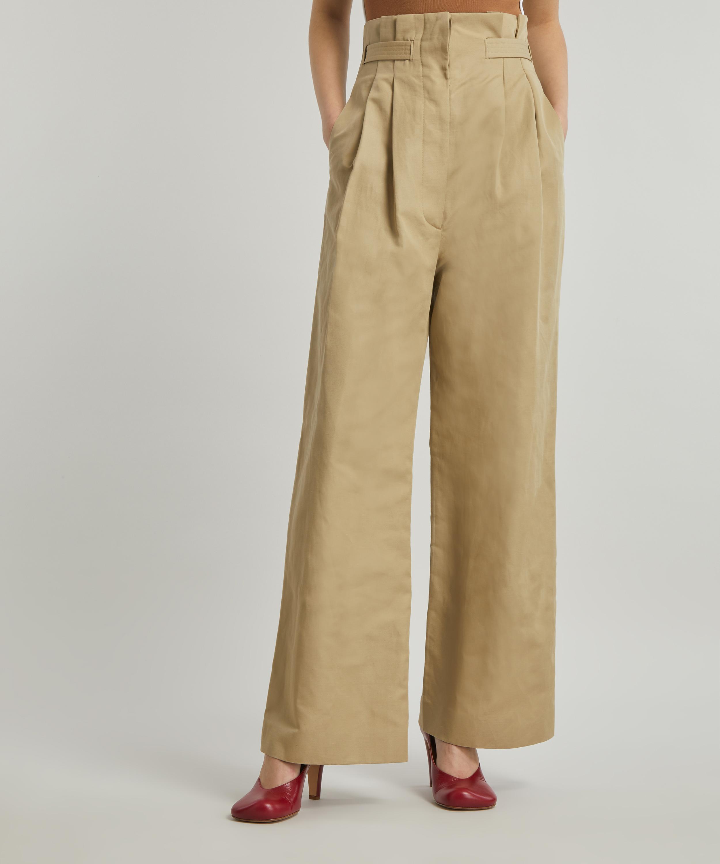Loewe - High-Rise Pleated Trousers image number 2