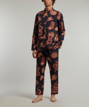 Desmond & Dempsey - Wild Icons Cotton Pyjama Set image number 1