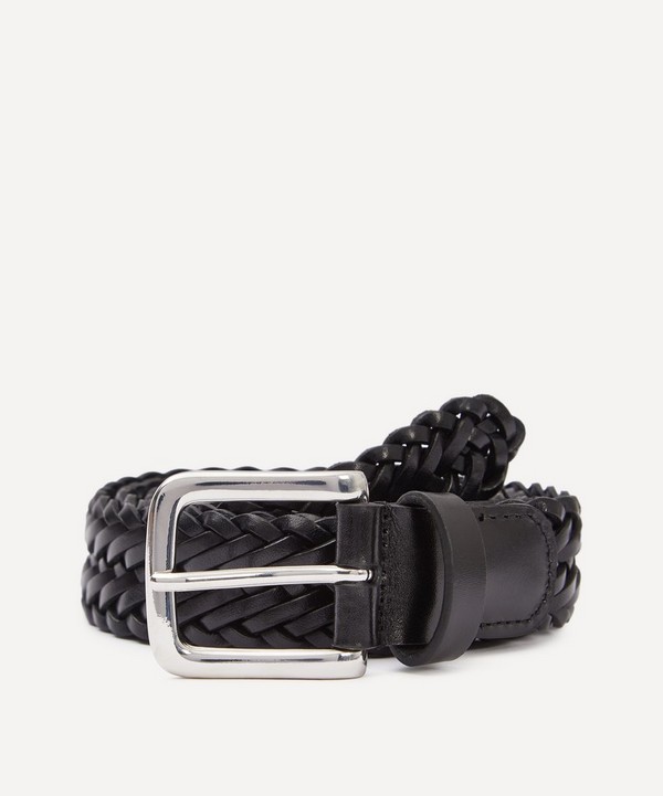 Anderson's - Narrow Woven Leather Belt