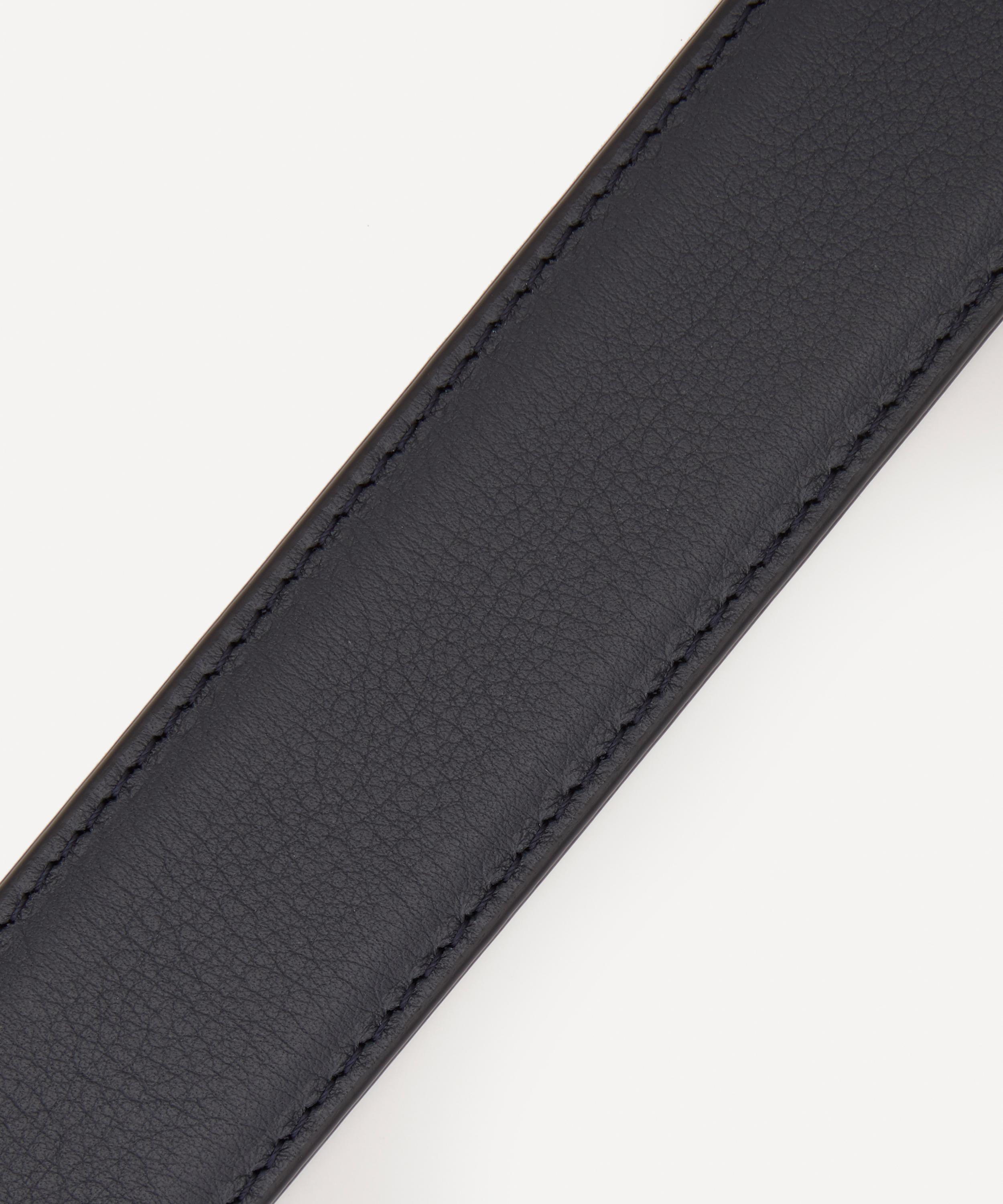 Anderson's Classic Black Stitched Belt - Belts 