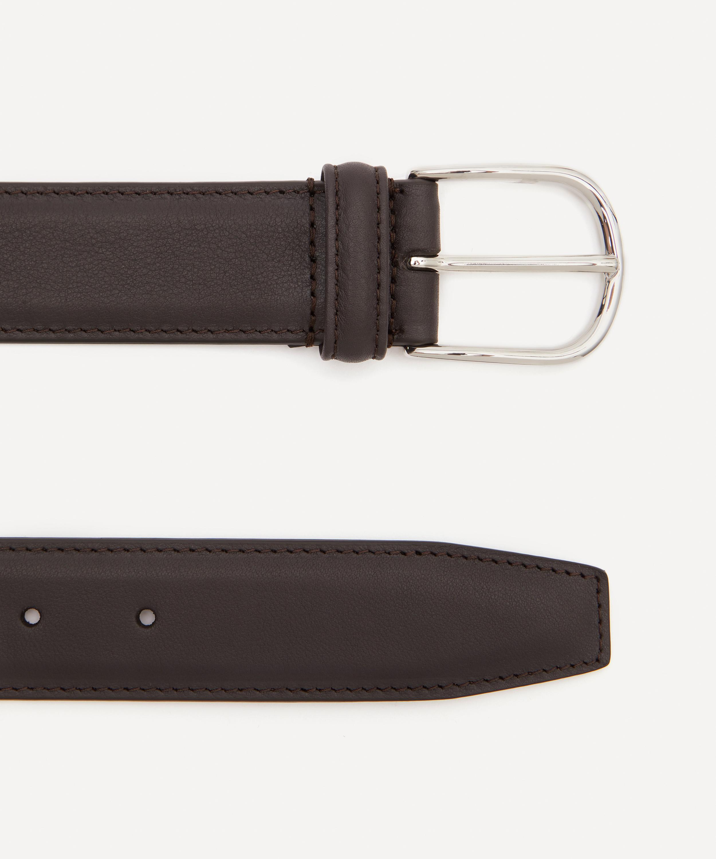 Anderson's - Stitch-Trimmed Nappa Leather Belt image number 1