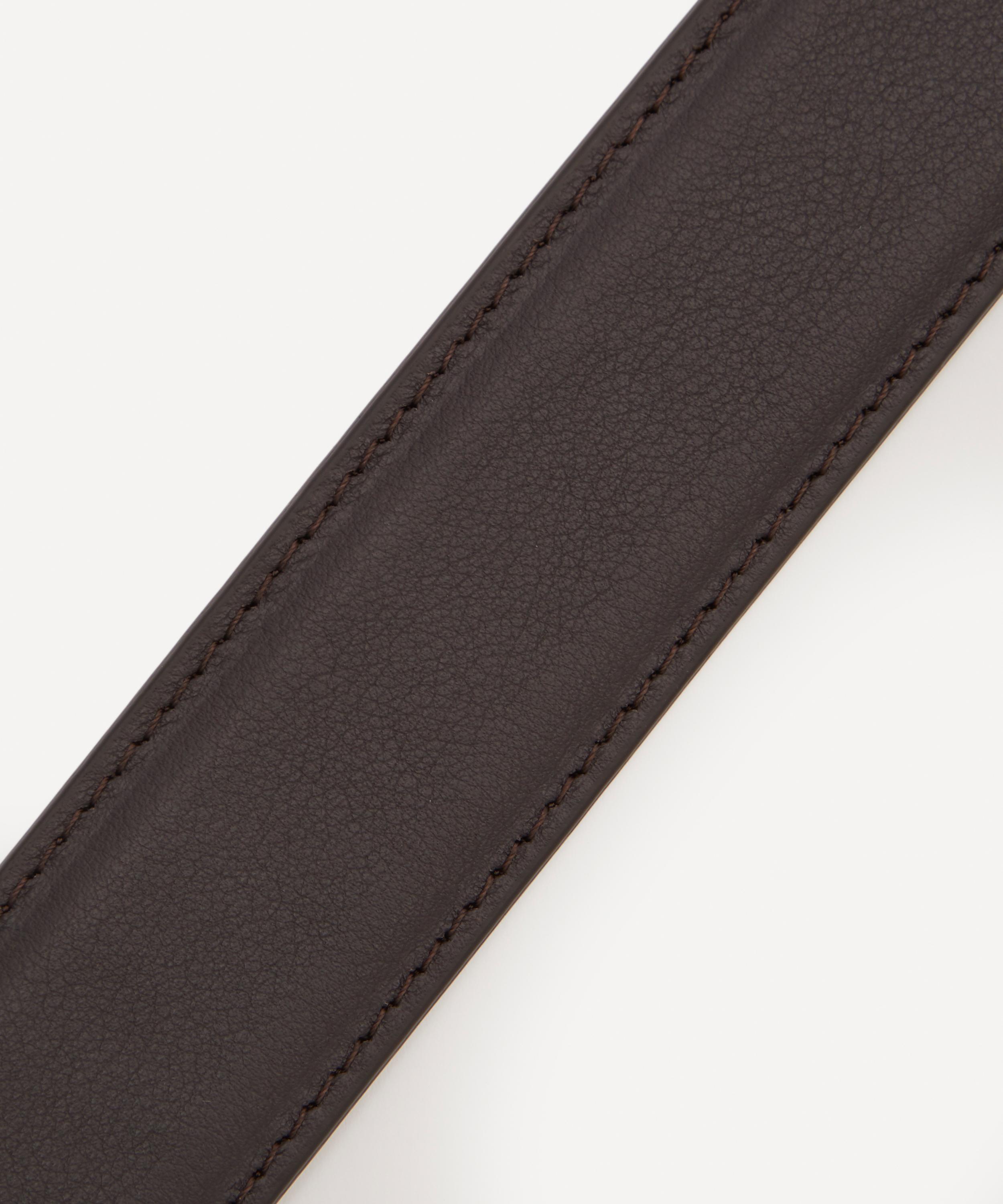 Anderson's - Stitch-Trimmed Nappa Leather Belt image number 2